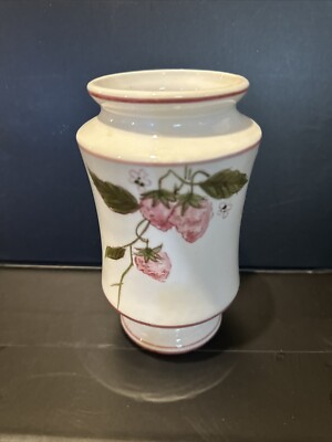 Vintage primavera Creative Imports Vase W/ Pink Floral Design 9.5