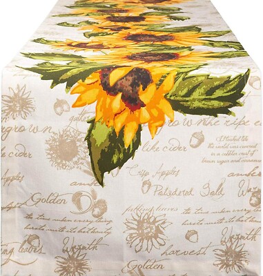 1 Fabric Outdoor Printed Table Runner (14