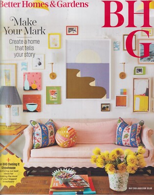 Better Homes & Gardens May 2024 Make Your Mark - Create A Home That Tells Your S-image