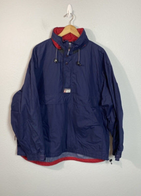Champs Ralph Lauren Vintage Blue Red Windbreaker Jacket Size XL 90s Classic-image