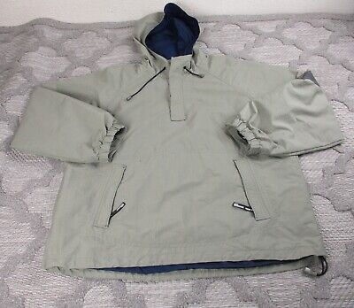 Vintage Nike Jacket Mens XL Grey Ripstop Hoodie Lined Windbreaker Reflective-image