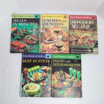 Lot of 5 Better Homes & Gardens Creative Cooking Library Cookbooks-image