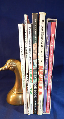 Vintage 7 Better Homes & Garden Vintage Cookbooks Cooking for 2, Quick Easy lot-image