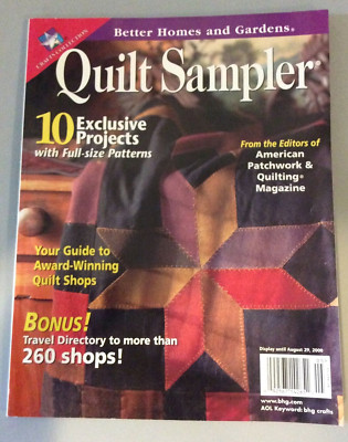 Better Homes and Gradens - Quilt Sampler August 2009-image