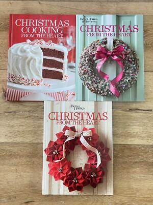 Lot 3 -Better Homes Gardens Christmas From the Heart Vols. 17, 24 and 26-image