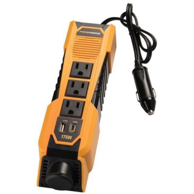 PowerDrive PDI175S 175W Power Strip Inverter - Sealed Clamshell - No Outer Box-image