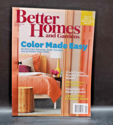 February 2011 Better Homes & Gardens Magazine Color Made Easy➖-image