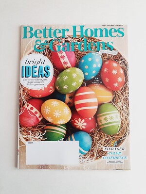 Better Homes & Gardens Magazine April, 2022 Easter Bright Ideas Issue-image