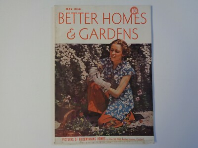 Better Homes and Gardens vintage magazine, May 1938, 12