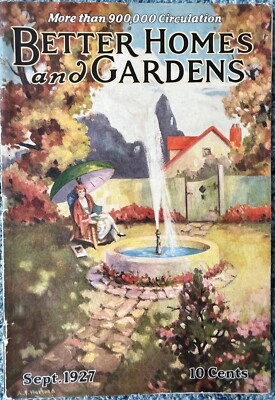 September 1927 Better Homes and Gardens Magazine-image