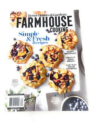 Better Homes And Gardens Farmhouse Cooking Magazine Simple & Fresh Recipes New-image