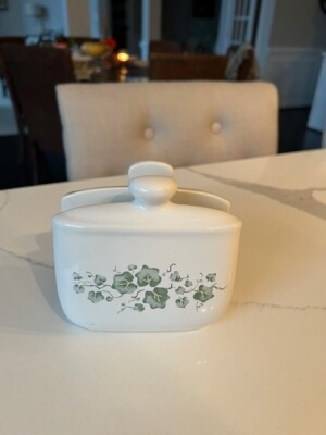 Corelle Callaway Ivy Napkin Holder Jay Import Excellent Cond No Chips Or Cracks -image