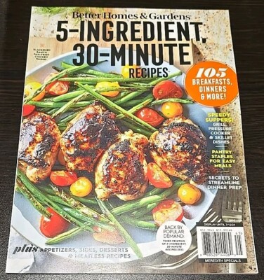 Better Homes & Gardens 5-Ingredient, 30-Minute Recipies 2024 Magazine-image