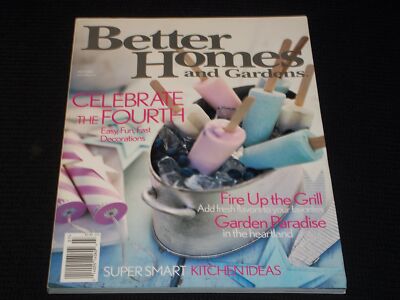2004 JULY BETTER HOMES & GARDENS MAGAZINE - CELEBRATE THE 4TH COVER - E 4591-image