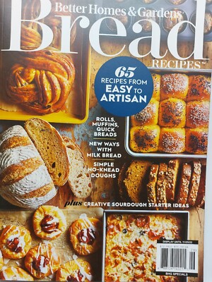 Better Homes and Garden Mag. BREAD RECIPES  Artisan  Rolls ~ Muffins 11/22 M30-image