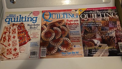 American Patchwork & Quilting 3 Piece Magazine Lot-Better Homes & Gardens'01-'17-image