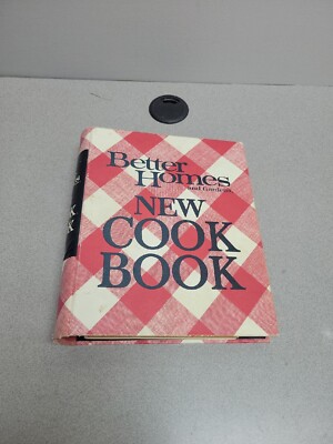 Vintage 1972 Better Homes And Gardens New Cook Book 5 Ring Binder Hardcover BHG-image