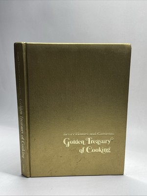 Golden Treasury of Cooking Better Homes Cookbook 30s-70s 1973 HC VG Cooking-image