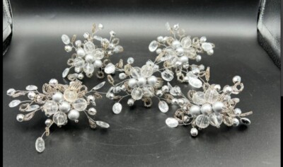 Pier One Important Napkin Rings Set Of 12 NWT Silver White-image