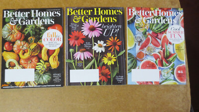 Better Homes and Gardens Magazine Lot of 3 - Makeover small kitchens-image