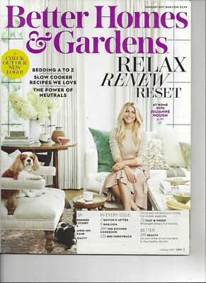 Better Homes & Gardens January 2017 At Home with Julianne Hough -image
