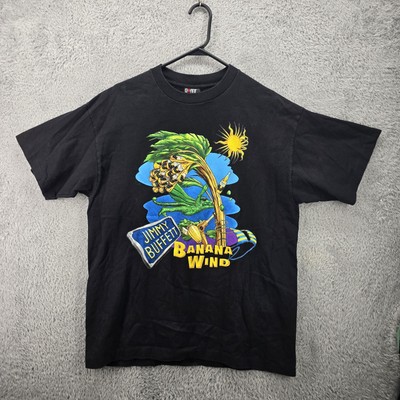 Jimmy Buffett Shirt Mens XL Vintage 1996 Banana Wind Tour Corona Tree Dragon USA-image