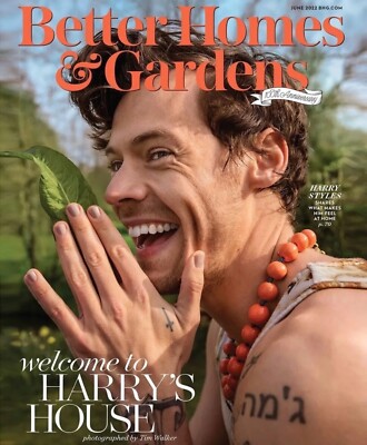 HARRY STYLES - Better Homes & Gardens Magazine - June 2022 - Homes and Gardens-image