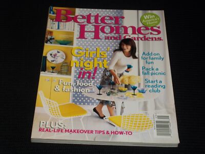 2005 SEPTEMBER BETTER HOMES & GARDENS MAGAZINE - GIRLS NIGHT IN COVER - E 4675-image
