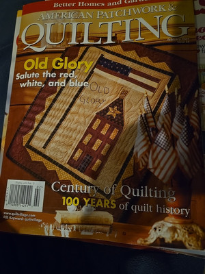 BHG American Patchwork Quilting Magazine Feb 2002 with Pull-Out Pattern Section-image