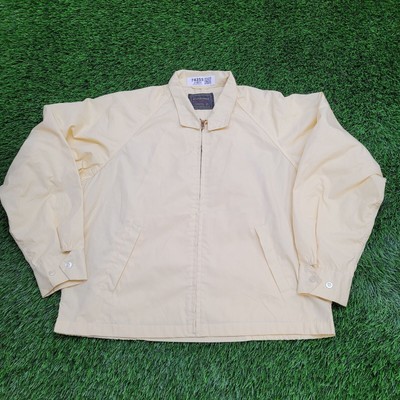 Vintage 80s Blouson Jacket Large 42 24x24 Yellow-image
