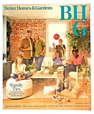 DAVE & JENNY MARRS Better Homes & Gardens April 2023 Magazine BHG-image