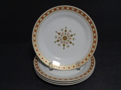 Pier 1 Imports Nordic snowflake salad/snack/dessert plates, set of 4-image