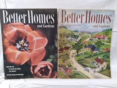 Better Homes and Gardens Magazines February, March 1947 lot of 2-image
