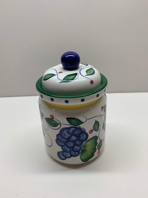 jay import fruit design ceramic tea canister-image