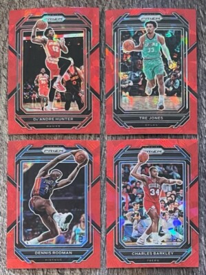 2022-23 Panini Prizm Basketball Red Cracked Ice, PYC, Complete Your Set! (1-300)-image