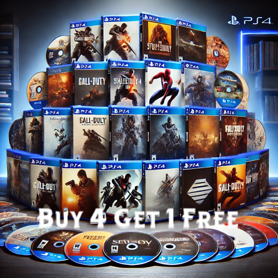 🎮Sony PlayStation 4 PS4 Complete & DISC ONLY GAMES Buy 4 Get 1 FREE ✅TESTED🎮-image