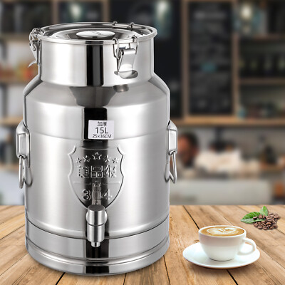 Better Homes & Gardens 15L Beverage Dispenser with A Spigot 304 Stainless Steel！-image