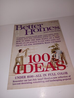 Better Homes and Gardens Magazine July 1964 Decorating Landscaping -image