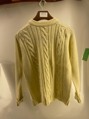 Baymart Cozy Sweater White 100% Acrylic Size M Great Condition-image