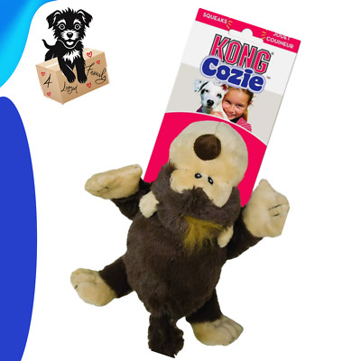 KONG Cozie Comfort Dog Toy Monkey Squeaker Large-image