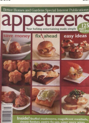 Better Homes & Gardens Special Interest APPETIZERS Magazine 2007-image