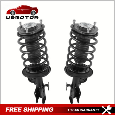 Pair 2x Front Complete Struts Shocks Absorbers For 2010-2015 Toyota Prius 1.8L-image