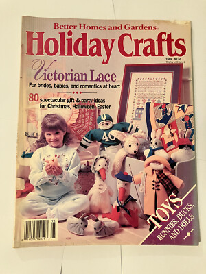 1989 Better Homes & Gardens Holiday Crafts Magazine-image