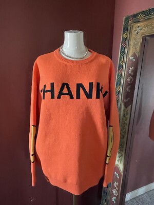 Stylish Designer Sweater – Cozy, Cool & Made to Wear Anywhere, Orange, Size M-L-image