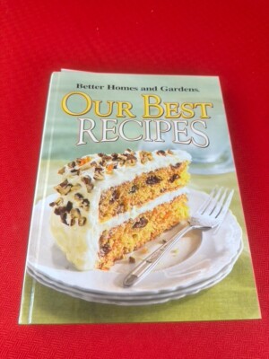 Cookbook Better Homes And Gardens Our Best 2003 First Edition Holiday Cake Gift-image