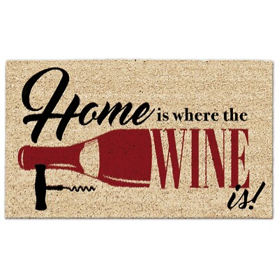Design Imports Doormat, House Wine (754631)-image
