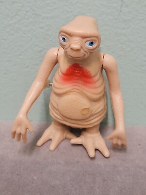 Vintage Universal Studios E.T. Wind Up Toy Walking Action Figure Alien 1982 3