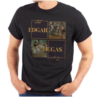 Edgar Degas Modern Art Paintings Dance Class Womens or Mens Crewneck T Shirt Tee-image