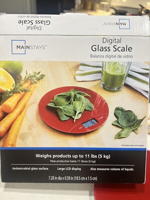Digital Glass Food Scale Plate 7.25