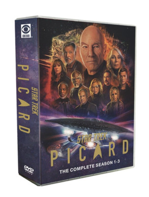 Star Trek Picard Complete Series Seasons 1-3  DVD 9-Disc Box Set &US  Region 1-image